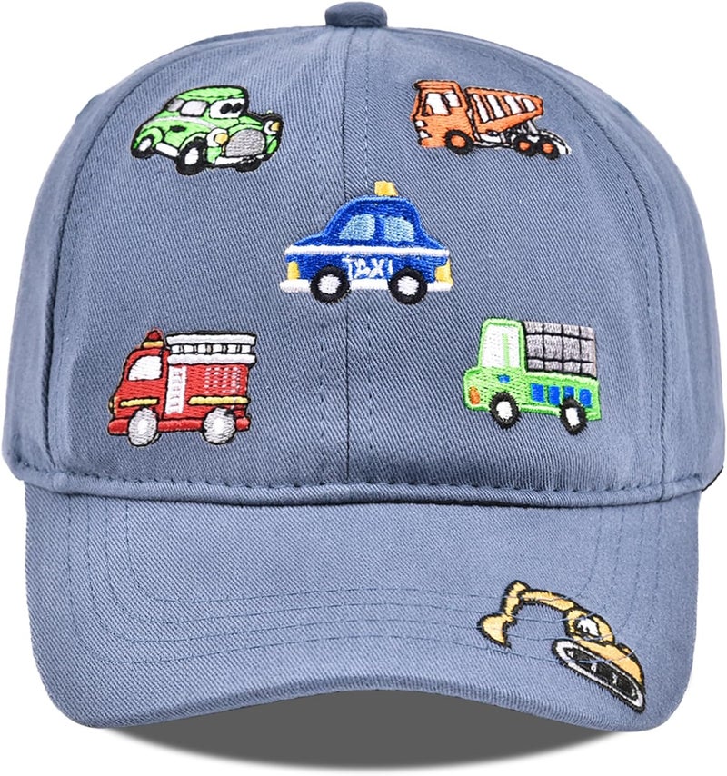 EDCYF Kids Boys Girls Embroidered Baseball Caps Baby Sun hat Toddler Dinosaur Trucker Hats Summer Hats（3-8years - Image 2